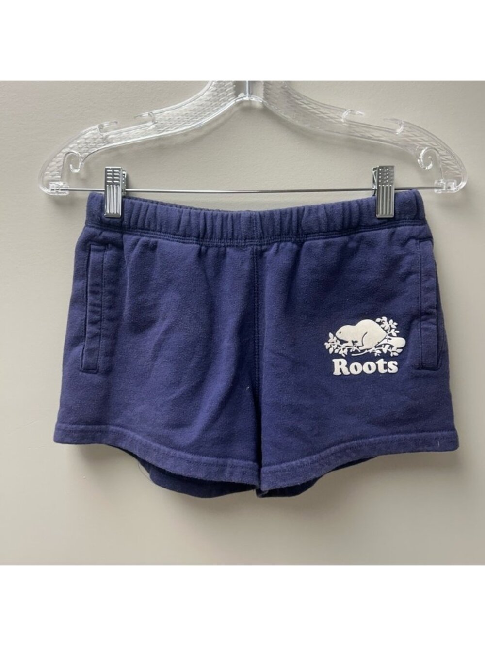 Roots Navy Blue Sweat Shorts